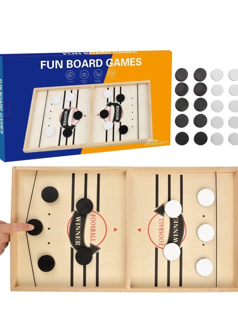 عام لعبة سلينج شوت فائقة السرعة، لعبة طاولة هوكي محمولة للصغار والكبارحجم كبير - Image 1